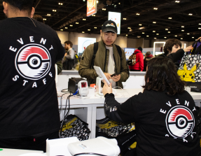 iPad registration setup and support for live events at Pokémon Championship