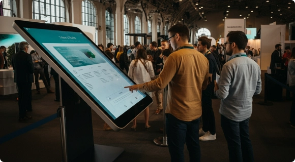 Touch screen hire, ideal for next corporate events